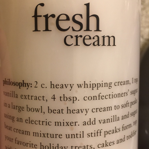 Philosophy Fresh Cream Shampoo, Shower gel 16oz - Picture 2 of 5